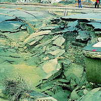 台中港1-4號碼頭的土壤液化現象，原本柏油路面下方的土體受到921集集大地震的搖動而流動，地下管線與路面遭受嚴重破壞。碼頭邊的台灣糖蜜儲存槽也因此遭殃，大量的糖蜜流失，空氣中彌漫著一種糖蜜發酵的味道。