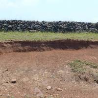 西吉嶼玄武岩經過長期的風化作用形成紅土，本區風化的土壤層厚度約0.5公尺，表示本區的風化作用相當劇烈。同時土壤上方受到雨水侵蝕後，形成淺層的土壤層。