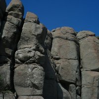 Giant basaltic columns 