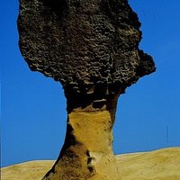 蜂窩狀岩石：
蜂窩狀岩石是指被不同大小的孔覆蓋的岩石，因此看起來像蜂窩狀，例如蘑菇岩的頂部