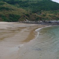 One of Matsu Islands many untouched sandy beaches. 