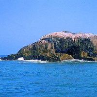 有壯觀的海蝕懸崖，受海水侵蝕和板塊運動抬升共同影響。 懸崖表面被風化和侵蝕的岩石節所覆蓋。 海岸被海蝕溝和海水雕塑雕刻的海蝕所覆蓋。 孔和海蝕柱。