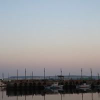 黎明在澎湖的一個港口