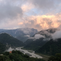 Caoling overlooking Qingshui Creek (Credit: Provided by Yunlin Caoling Geopark)