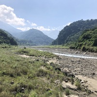 The view of Qingshui Creek on the Qingxi Trail (Provided by Yunlin Caoling Geopark)