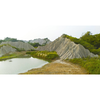 Photo courtesy of Nangmenshan Nangong (Kaohsiung Mudstone Badlands Geological Park)